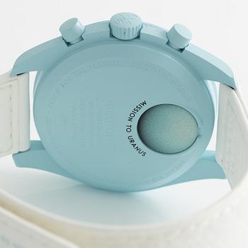 Omega/Swatch, MoonSwatch, "No Reserve", collection of 14 pcs, chronograph, wristwatches, 42 mm.