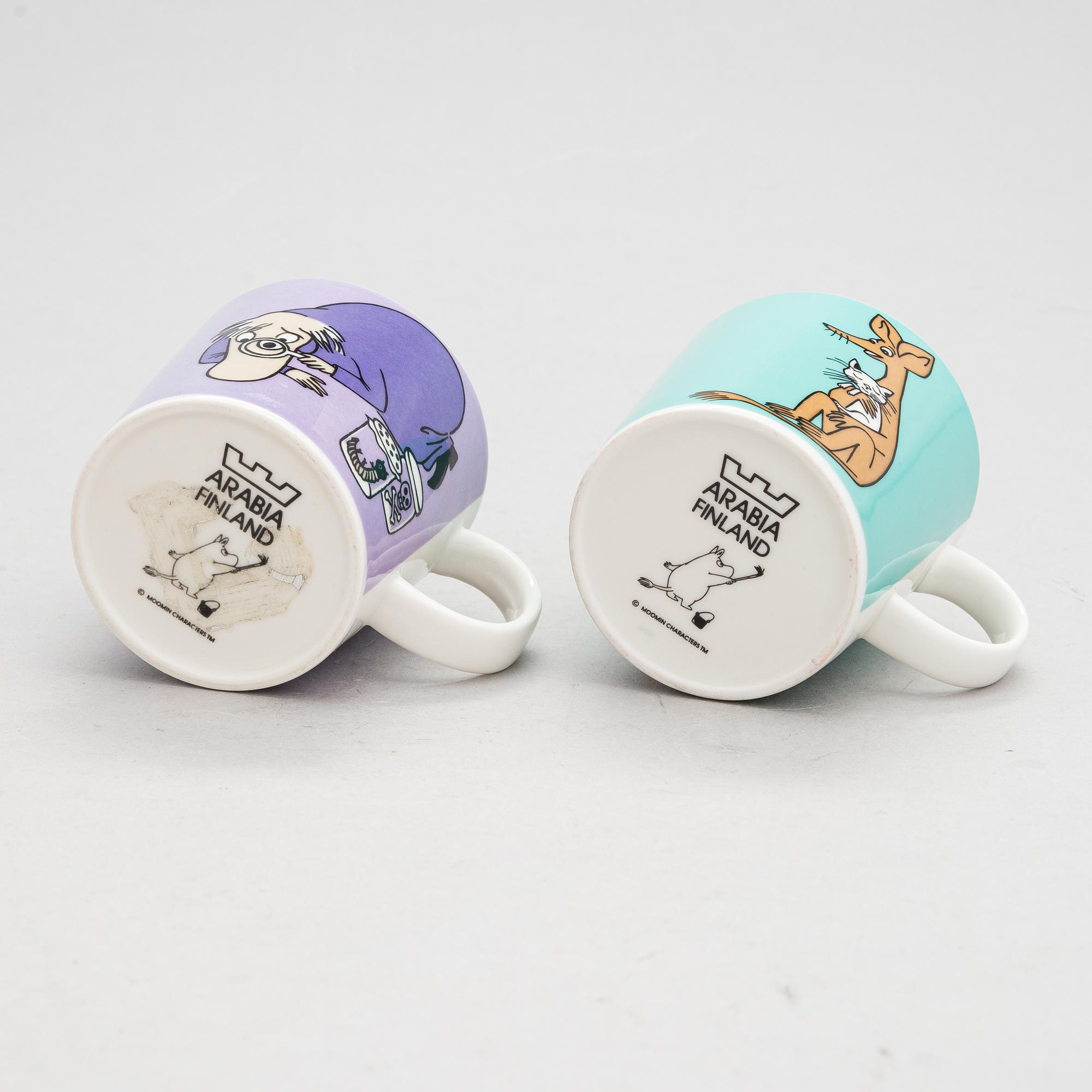 Muumimukeja, 10 kpl, Moomin Characters, Arabia.