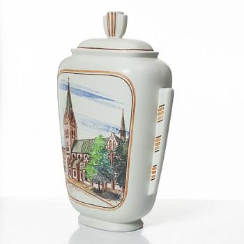 Oskar Dahl, Lock urn, Rörstrand, Malmö, 1948.