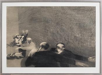 ROJ FRIBERG, pencil/mixed technique on paper.