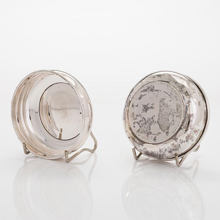 A set of twelve Birk's sterling silver dessert bowls, 20th century.