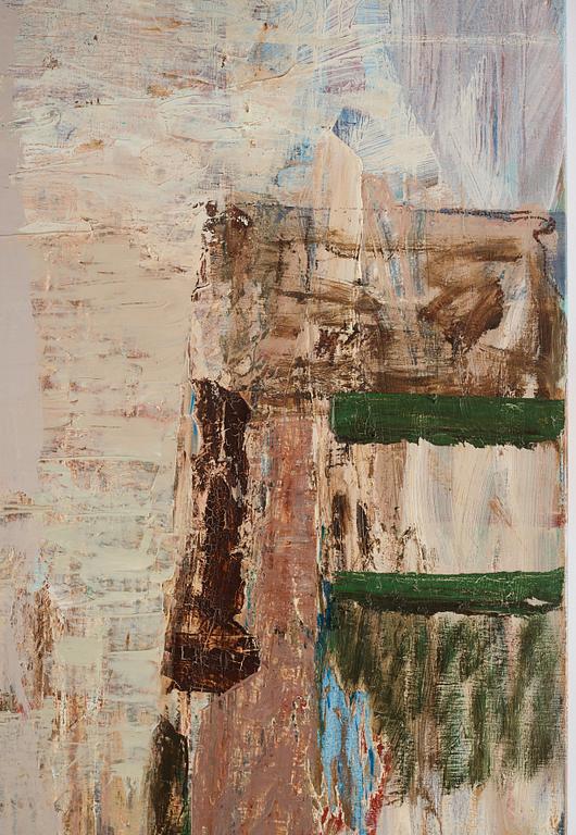 Arvid Pettersen, oil on canvas, diptych, signed verso.