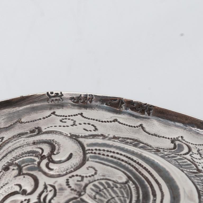 Skål, silver, 1800-talets andra hälft.