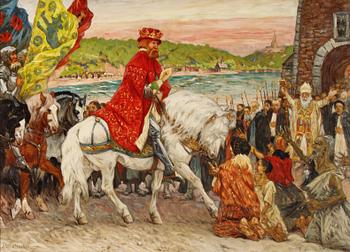 Olof Arborelius, olja på duk, signerad och daterad 1911.