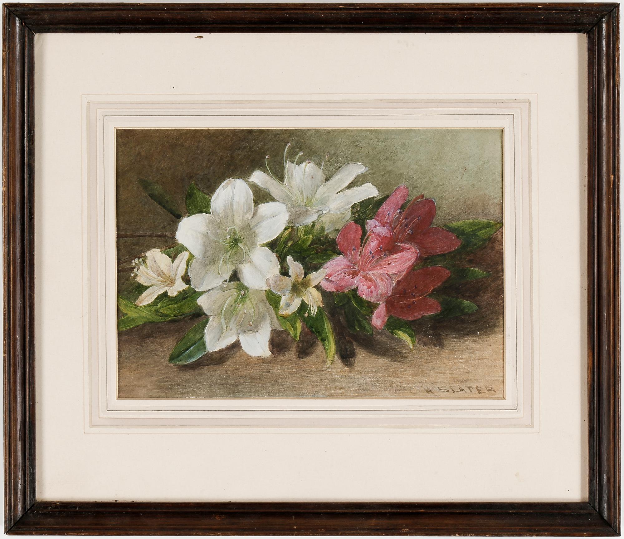 CHARLES HENRY SLATER, akvarell, signerad.