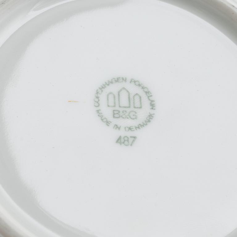 Bing & Grøndahl och Royal Copenhagen, te- och kaffeservis, 14 delar, Danmark.