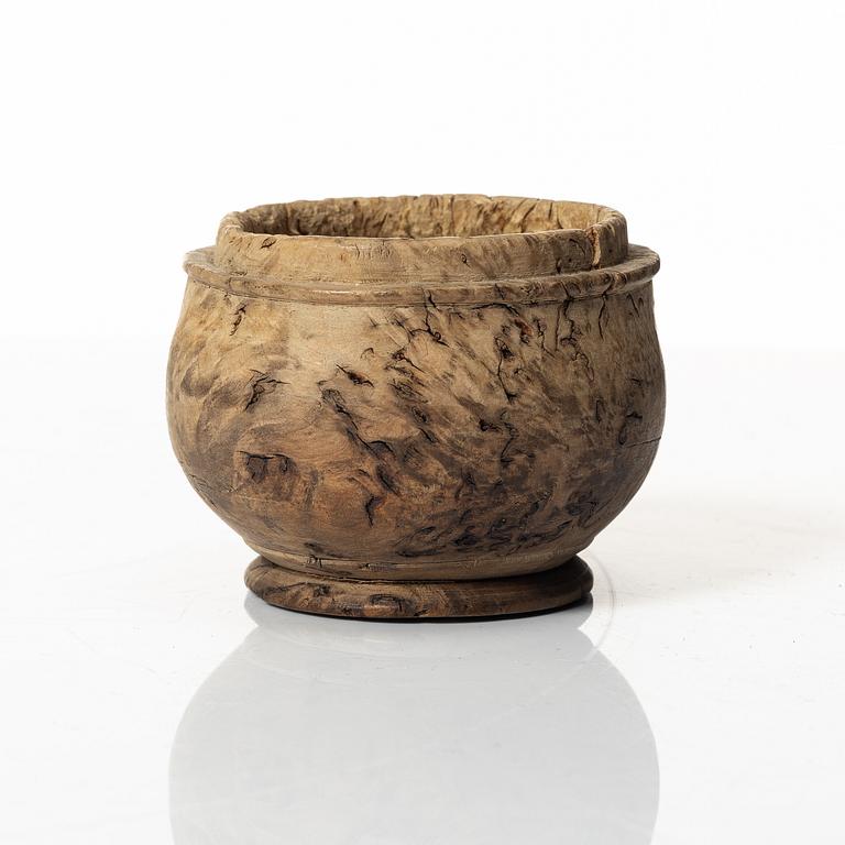 Träföremål, sex stycken, 1700 - 1800-tal.