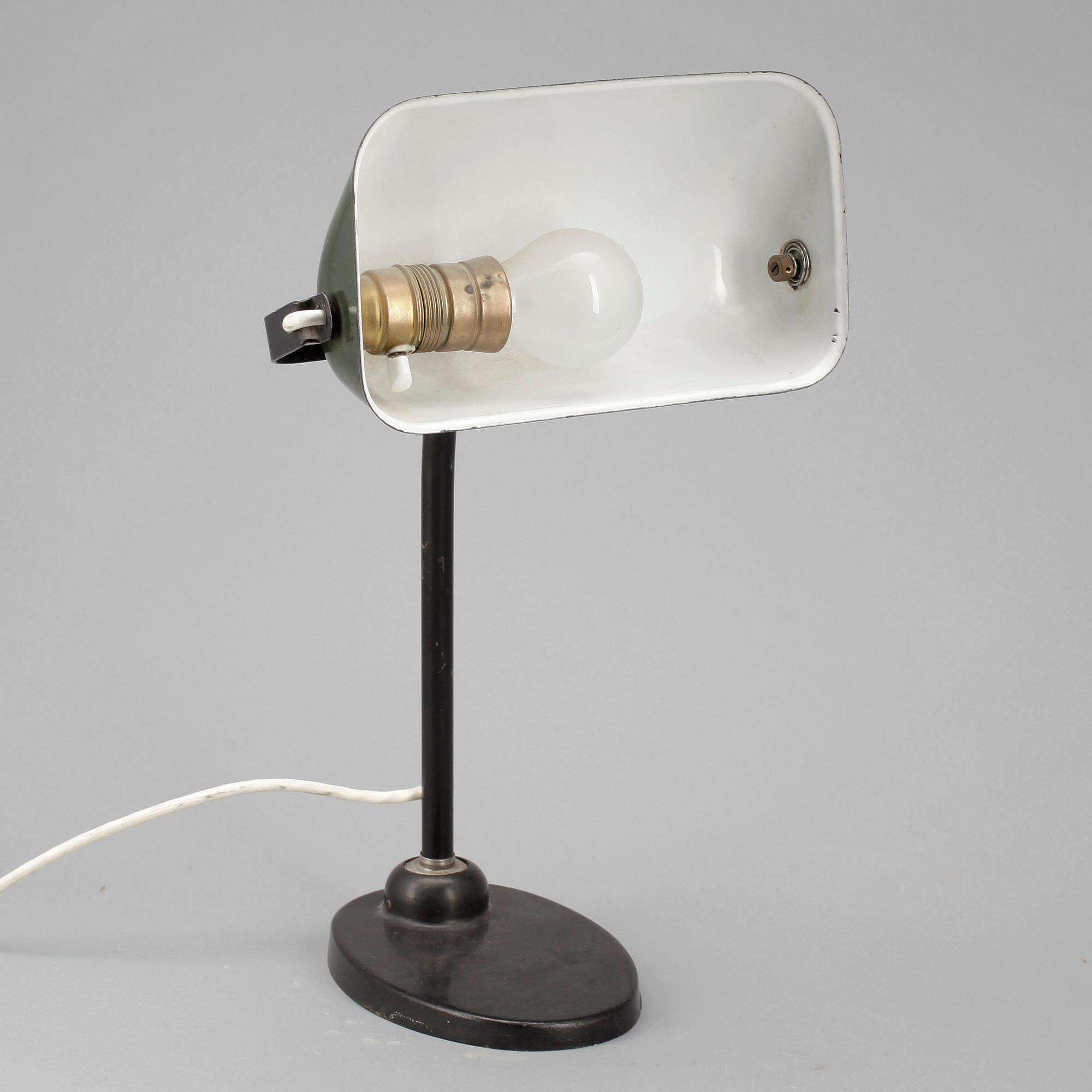 BORDSLAMPA, 1930-tal.