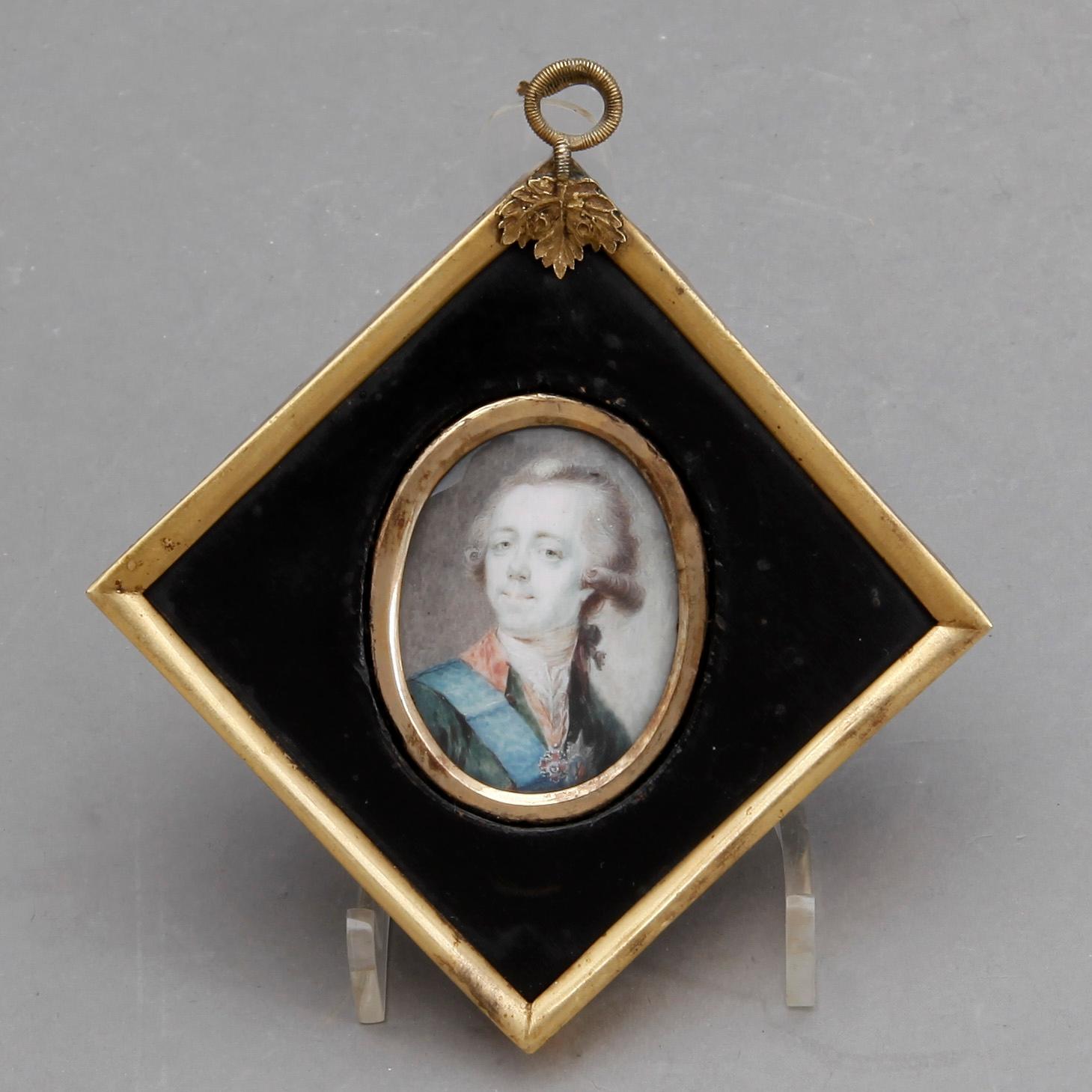 MINIATYR, gouache, 1700-talets slut.