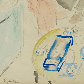 Sigrid Hjertén, Testunden.