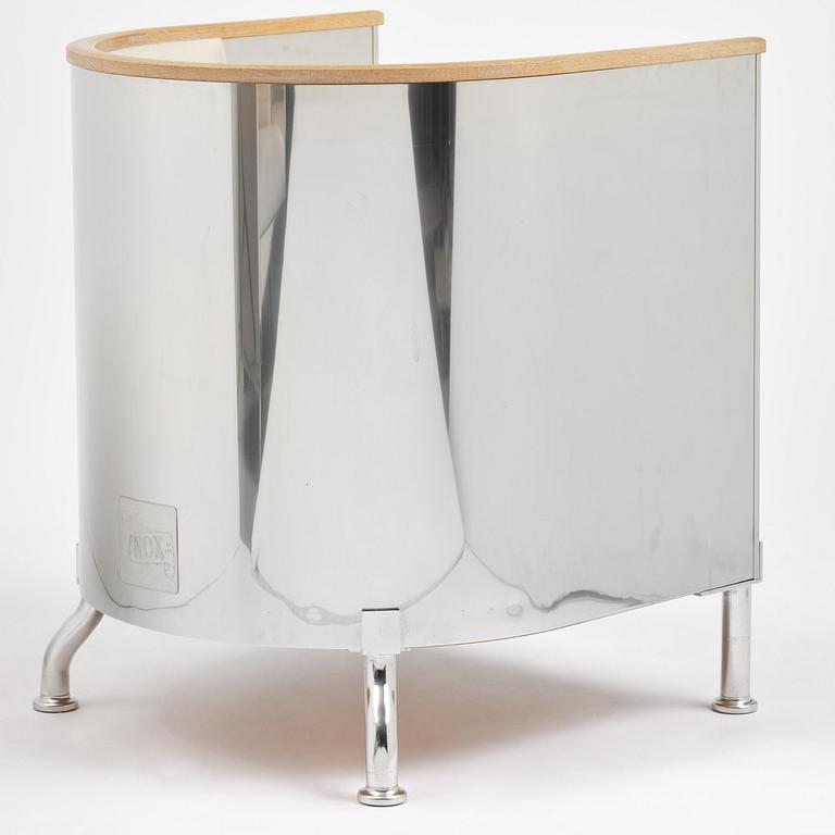 Mats Theselius, an "Inox" armchair, ed. 81/199, Källemo, Värnamo, post 2015.