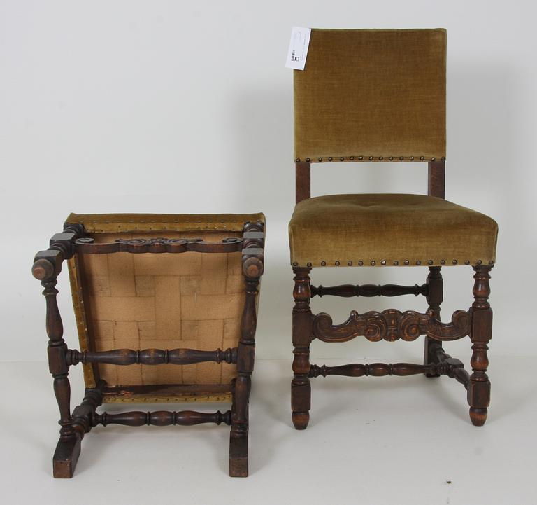 STOLAR, 6 st, barockstil.