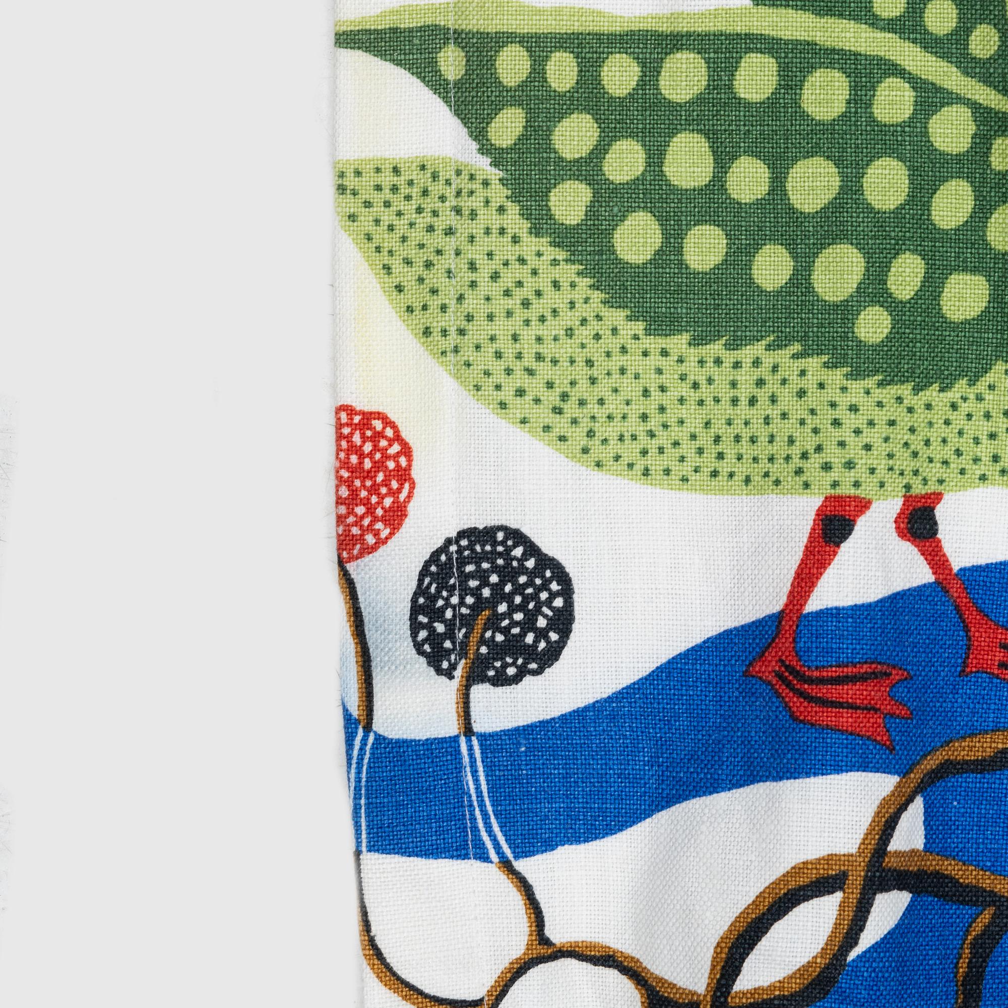 Josef Frank, curtains, a pair, "Green Birds", Svenskt Tenn.