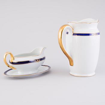 A 70-pcs set of dinnerware and for coffee, Arabia Finland 1932-1949.