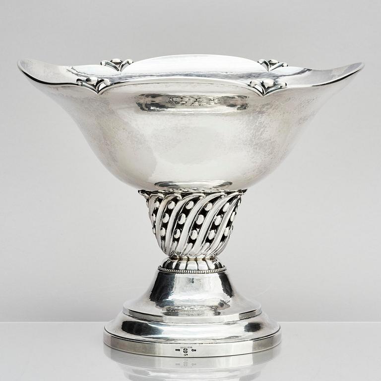 Kay Bojesen, a Danish silver bowl, Swedish Importmarks CG Hallberg 1918.
