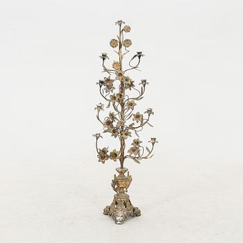 A French late 19th century /20th century candelabra.