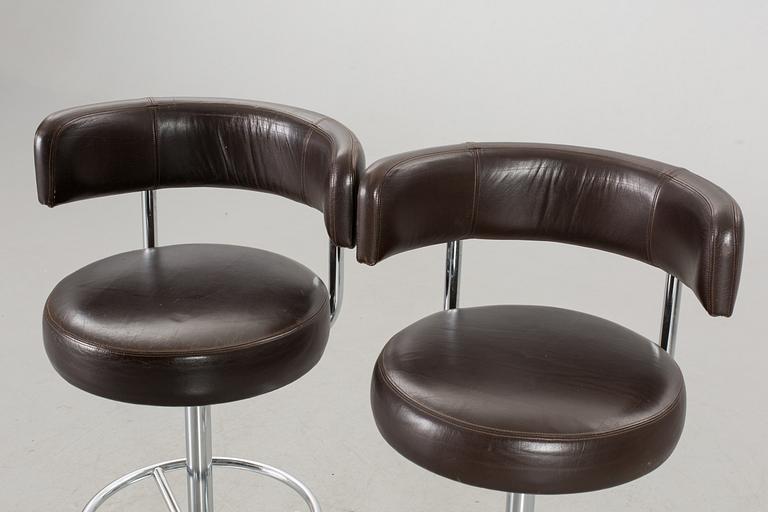 BARSTOLAR, 2 st, Johanson design, Markaryd, 1960/70-tal.