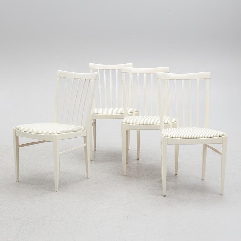 Carl Malmsten, chairs, 4 pcs, "Herrgården", Bodafors, 1961.