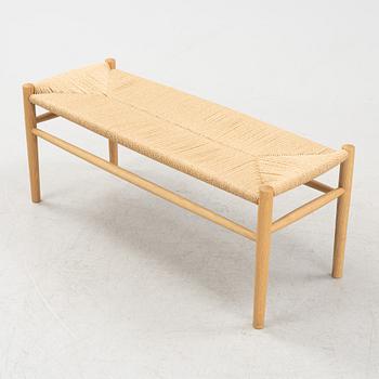 An oak bench by Jorgen Baekmark, FDB.