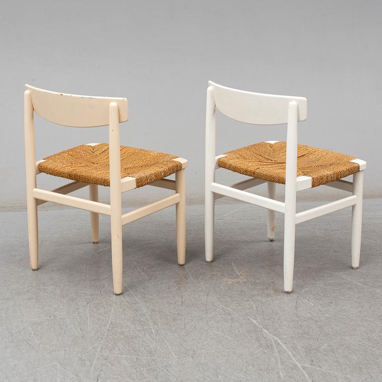 BØRGE MOGENSEN, five 'Oresunds' chairs, late 20th Century.