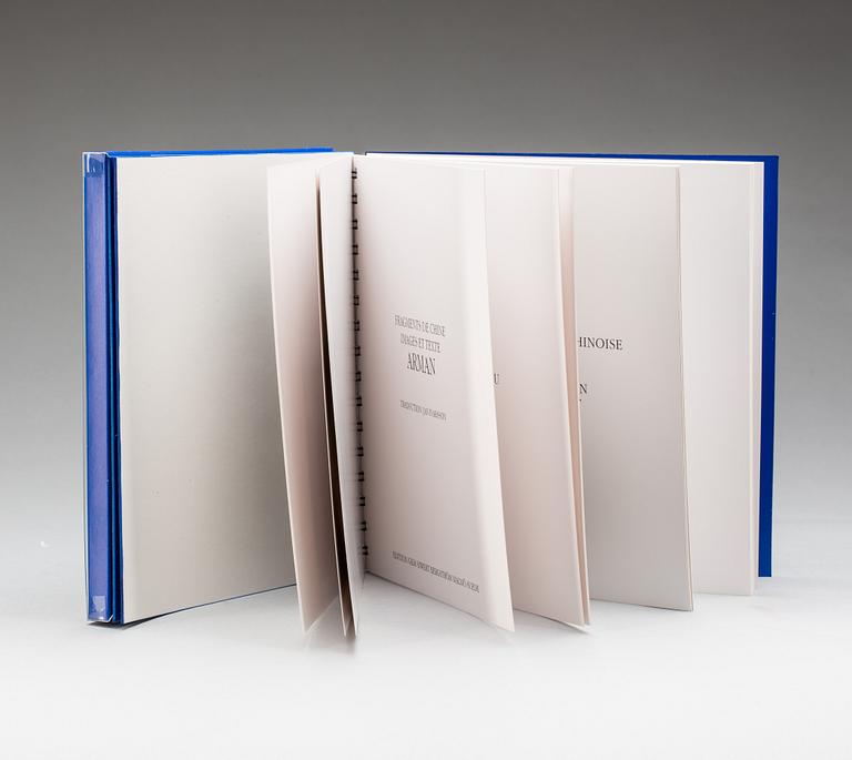 FERNANDEZ ARMAN, multipel/bok, signerad och numrerad 554/650.