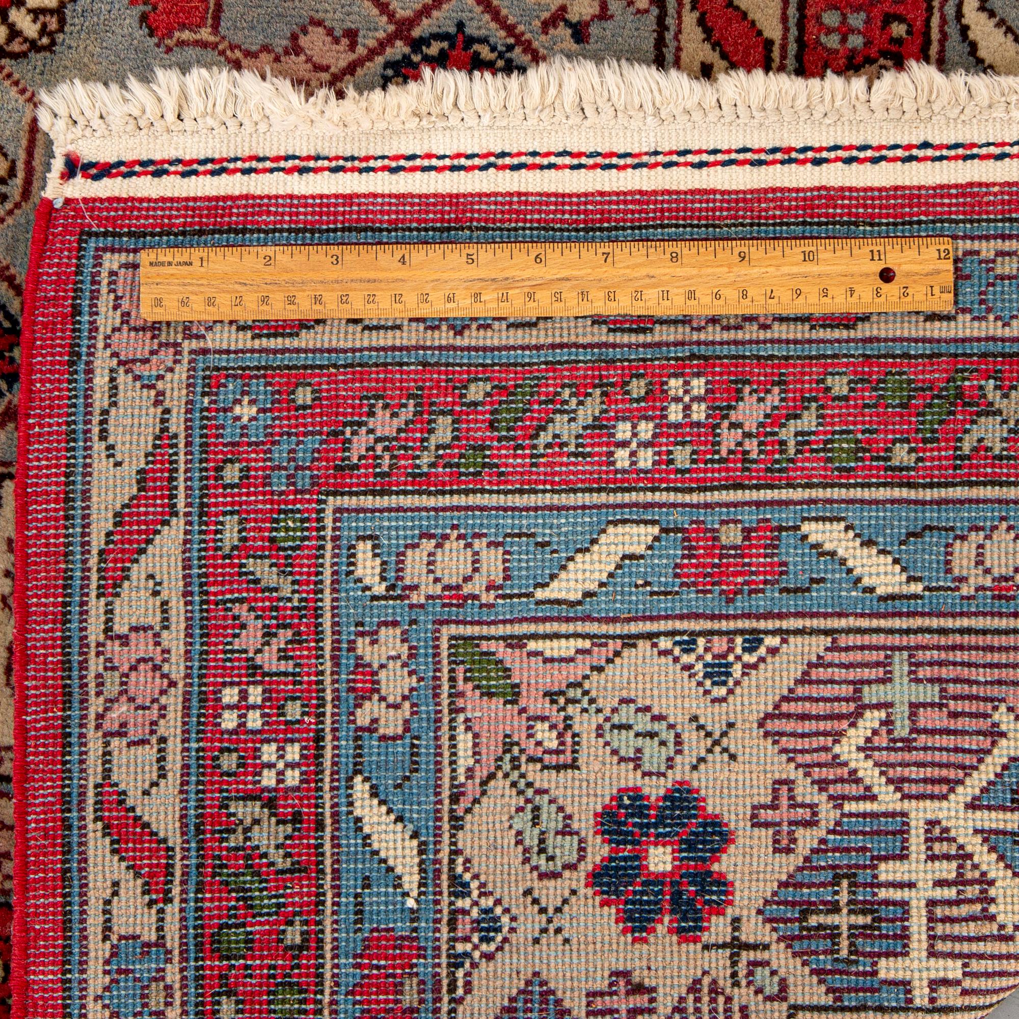 A semintique Tabris carpet ca 350x243 cm.