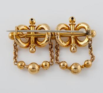 BROSCH, 18K guld. Vikt 5,8 gram.