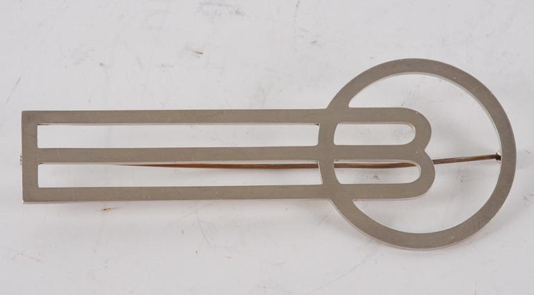 WIWEN, NILSSON, brosch, silver 1938.