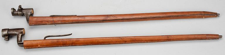 BAJONETTER, 2 st, 1800-tal.