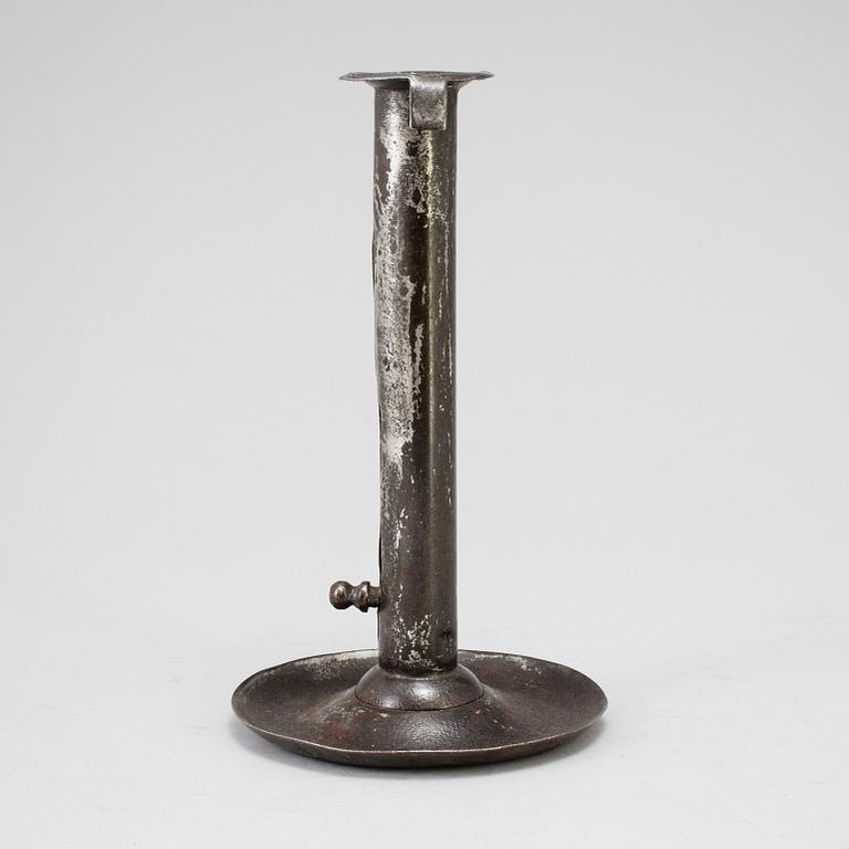 LJUSSTAKE, plåt, 1700-tal.