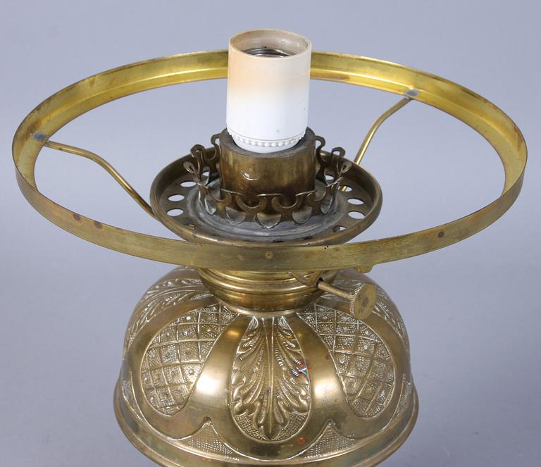 FOTOGENLAMPA, mässing, 1900-tal.