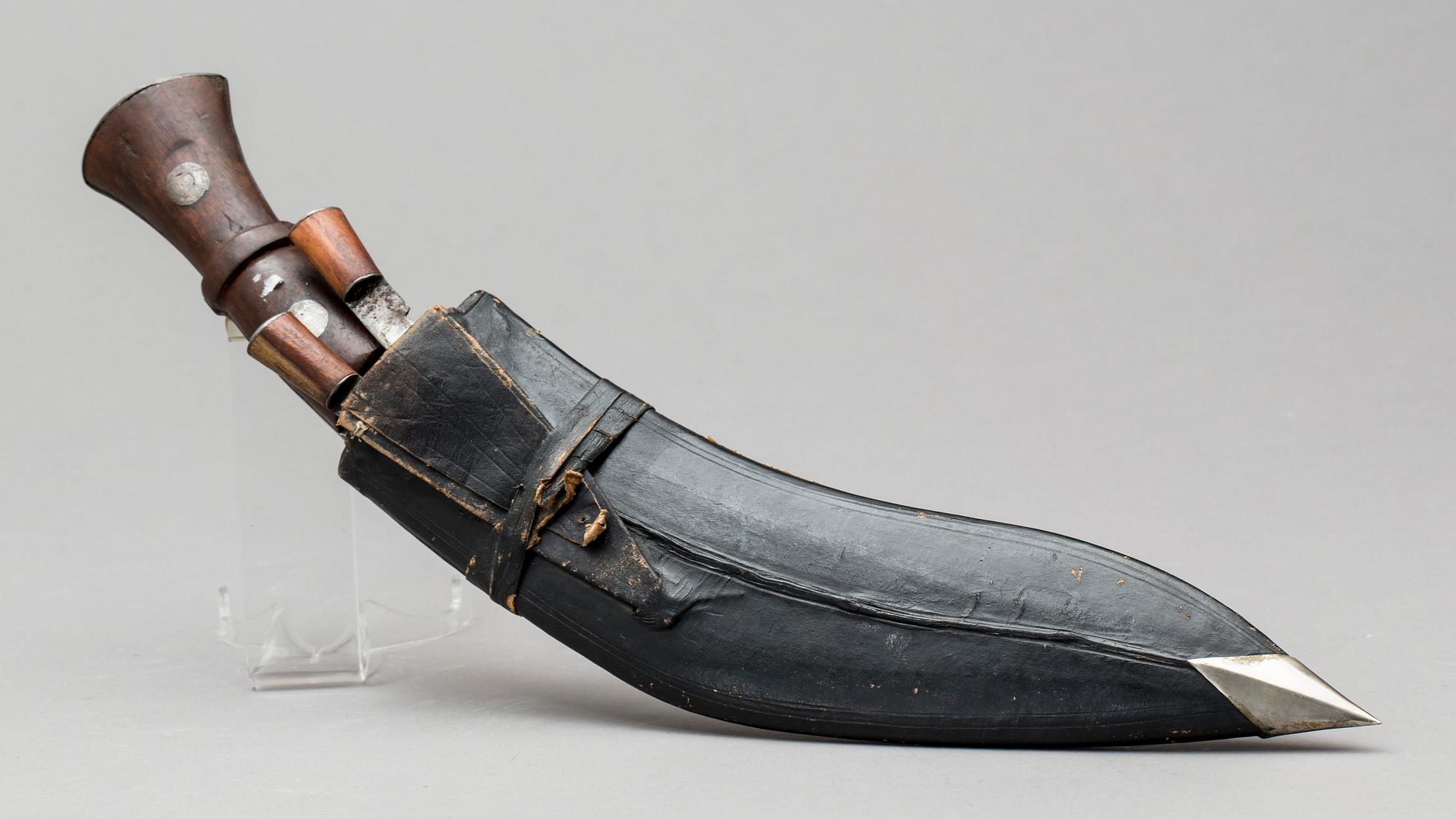 KUKRI, orientalisk, för engelska armen/Gurkhasoldater, 1900-talets första hälft.