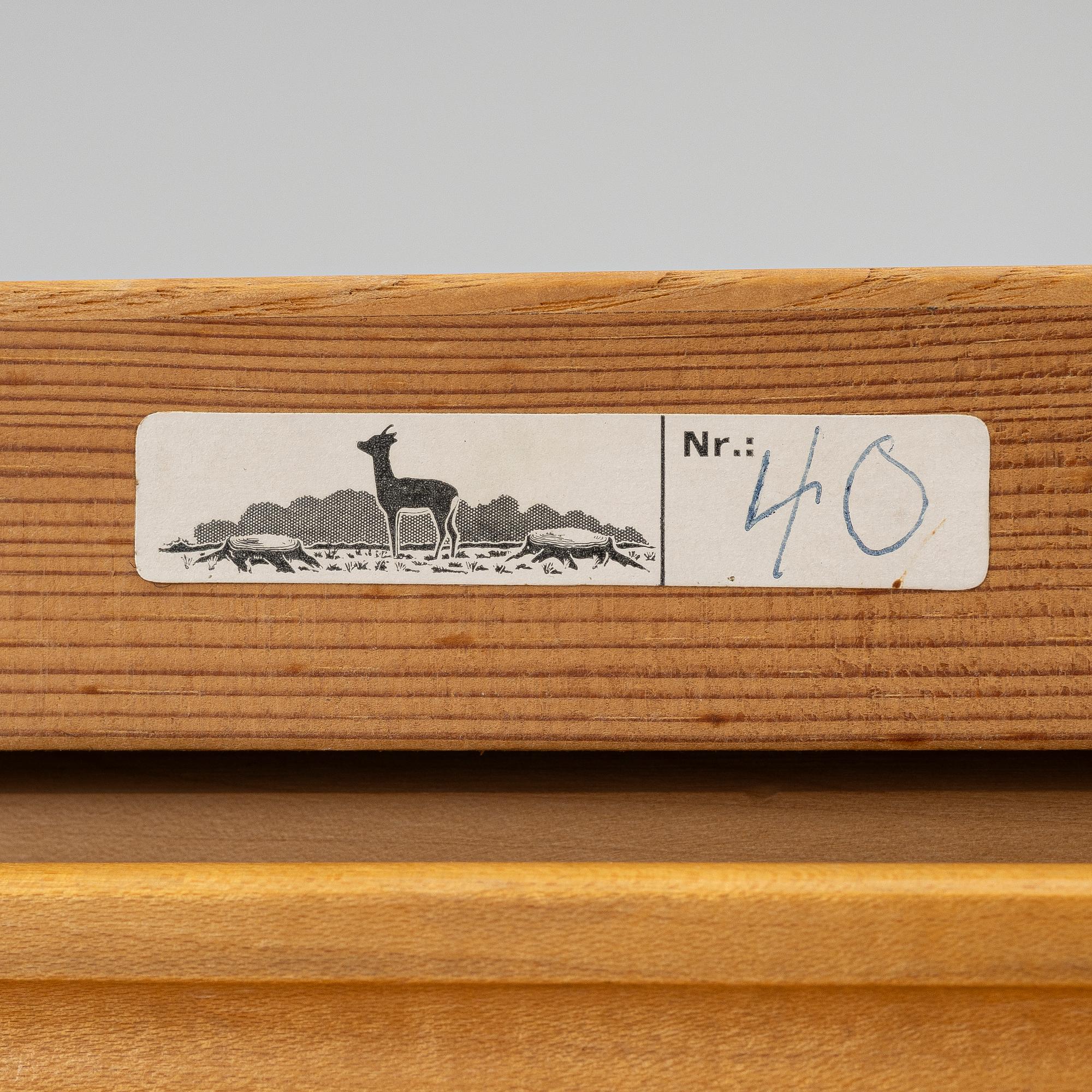 Severin Hansen, sewing table, Haslev Møbelsnedkeri, Denmark, 1950s.