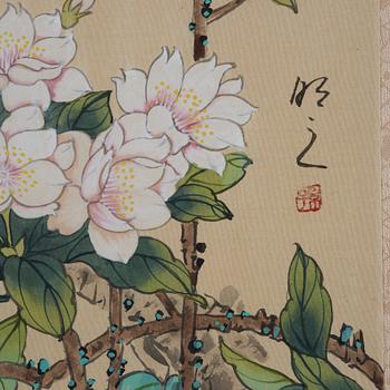 Unidentified artist, two watercolour paintings, 20th century.