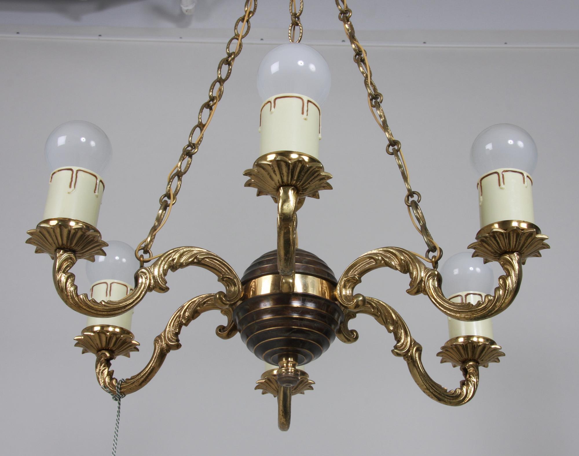 TAKARMATUR, 6 ljusarmar, art deco.