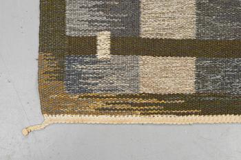 Margareta Grandin-Nettles, a carpet, flat weave, ca 249 x 167 cm, signed GLH MG.