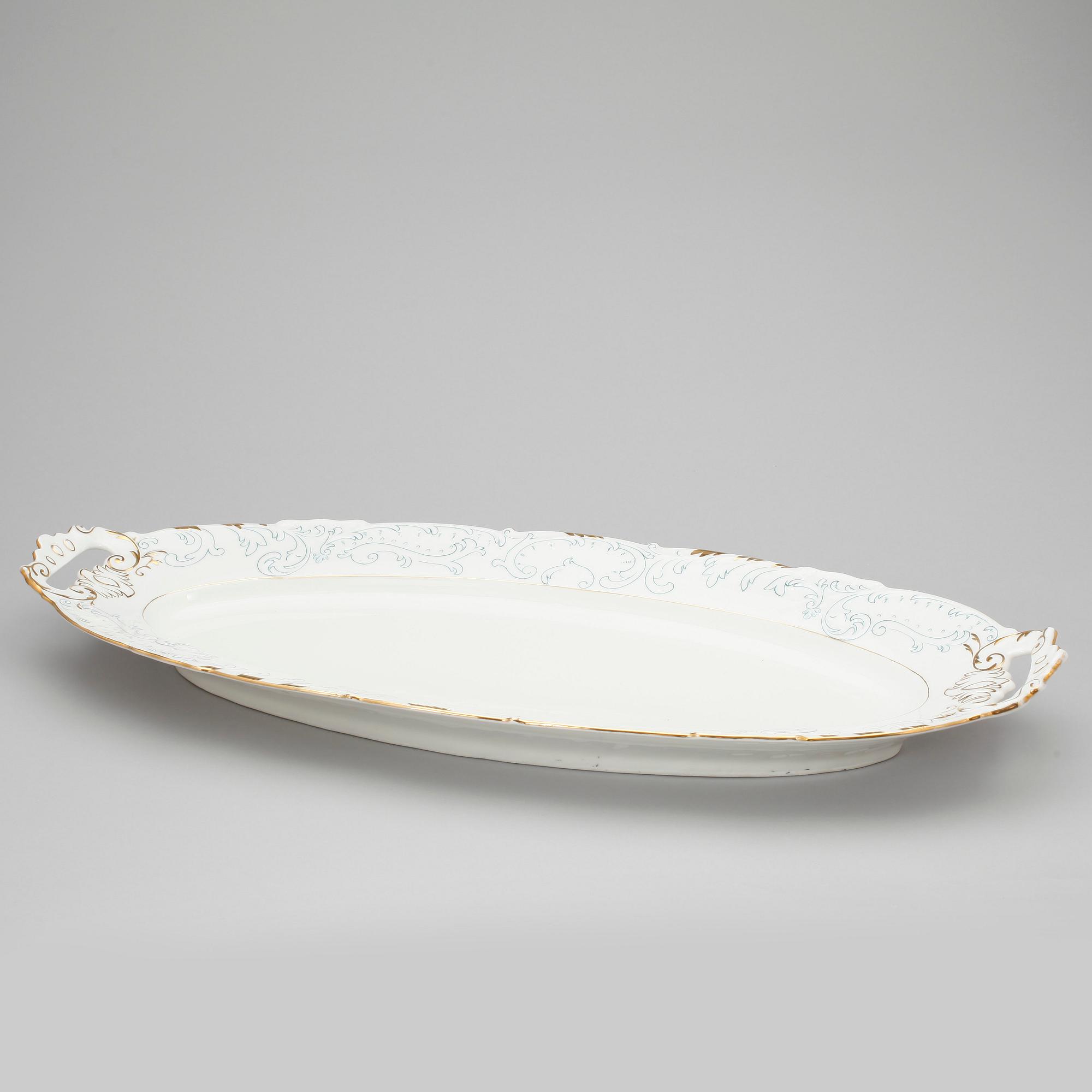 MATSERVIS, 116 delar, porslin, 1900-talets första hälft.