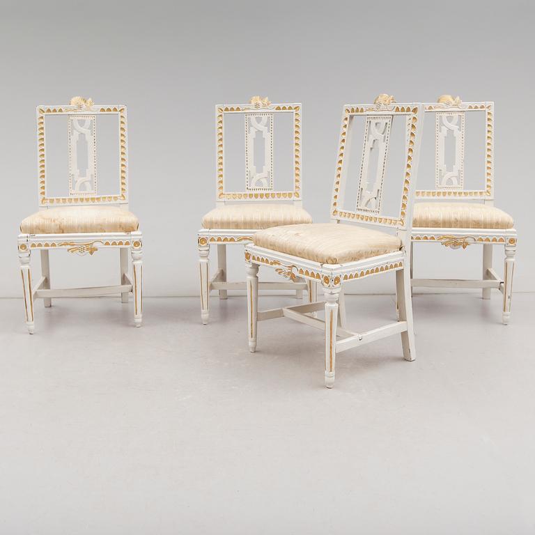 STOLAR, 4 st, sengustavianska, omkring år 1800.