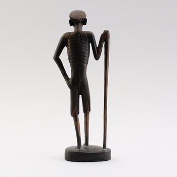 FIGUR, snidat trä, Afrika.