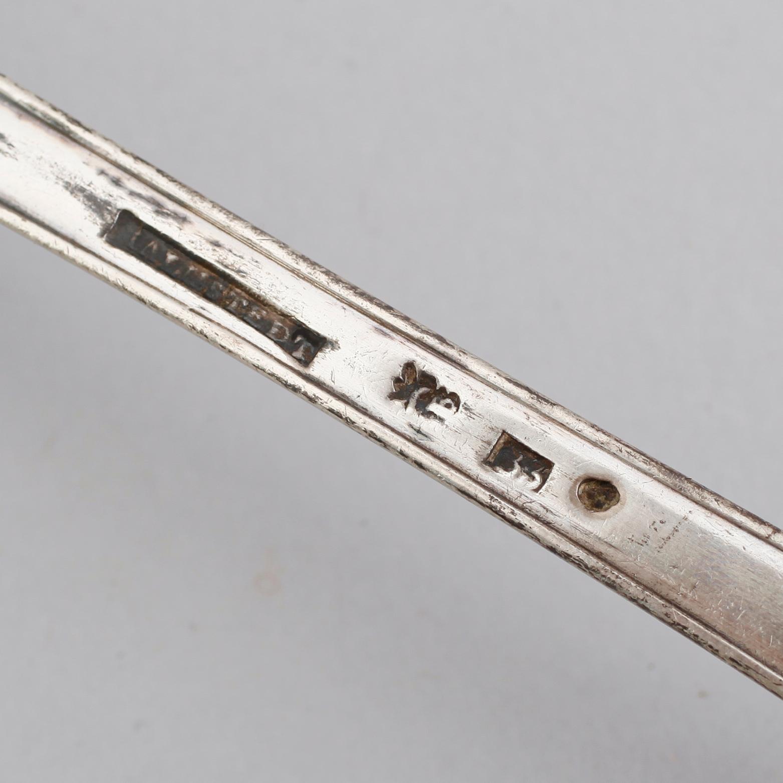 SOPPSLEV, silver, Johan Malmstedt, Göteborg 1808. Vikt ca 216 gram.