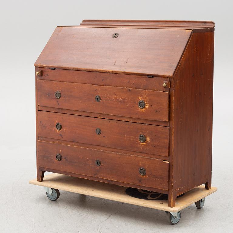 A secretaire, 19th Century.