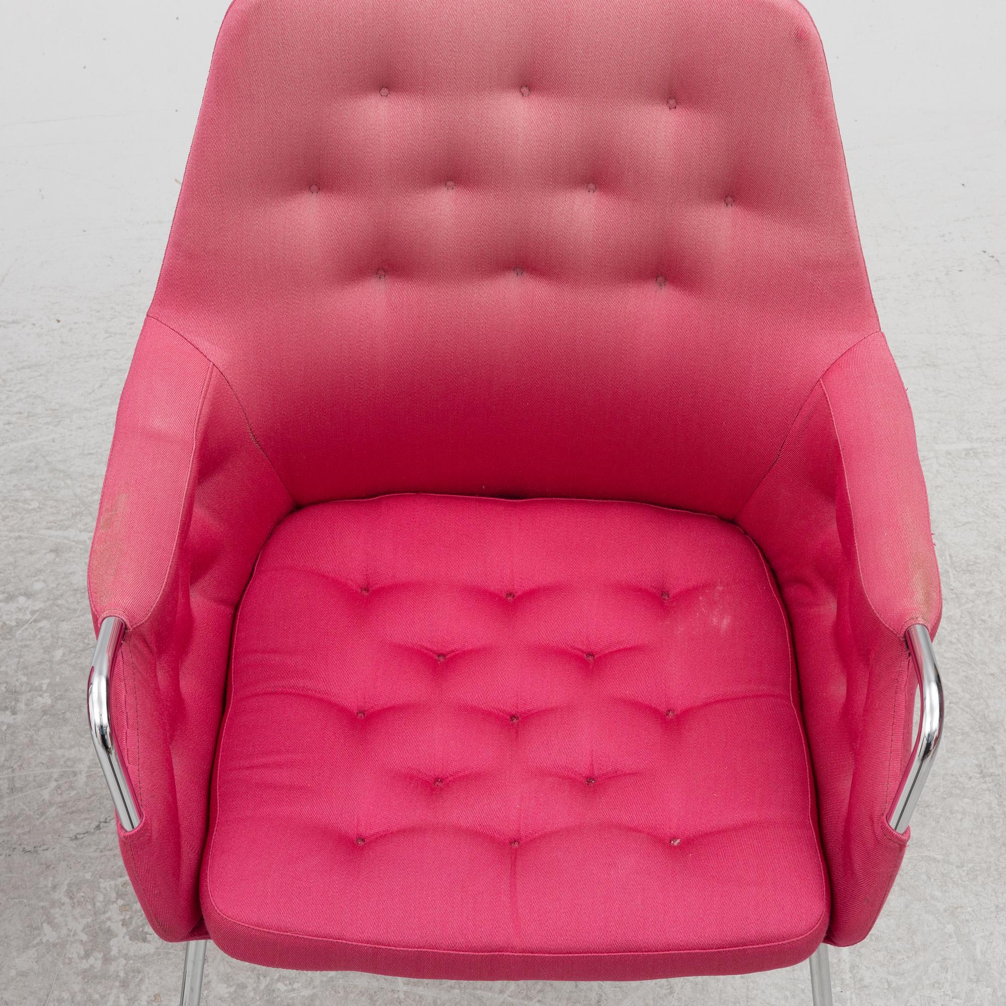 Bruno Mathsson, five "Milton" armchairs, late 20th century.