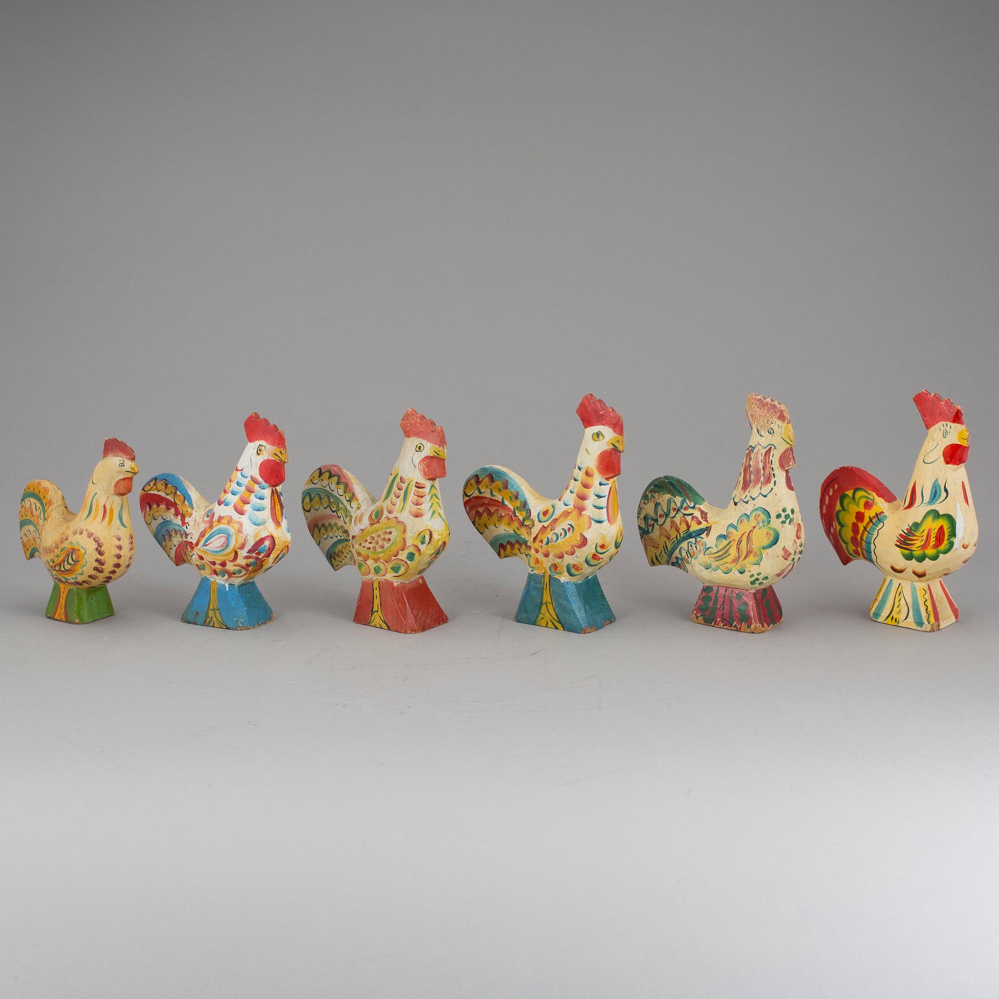 DALATUPPAR, 9 stycken. 18-/1900-tal.