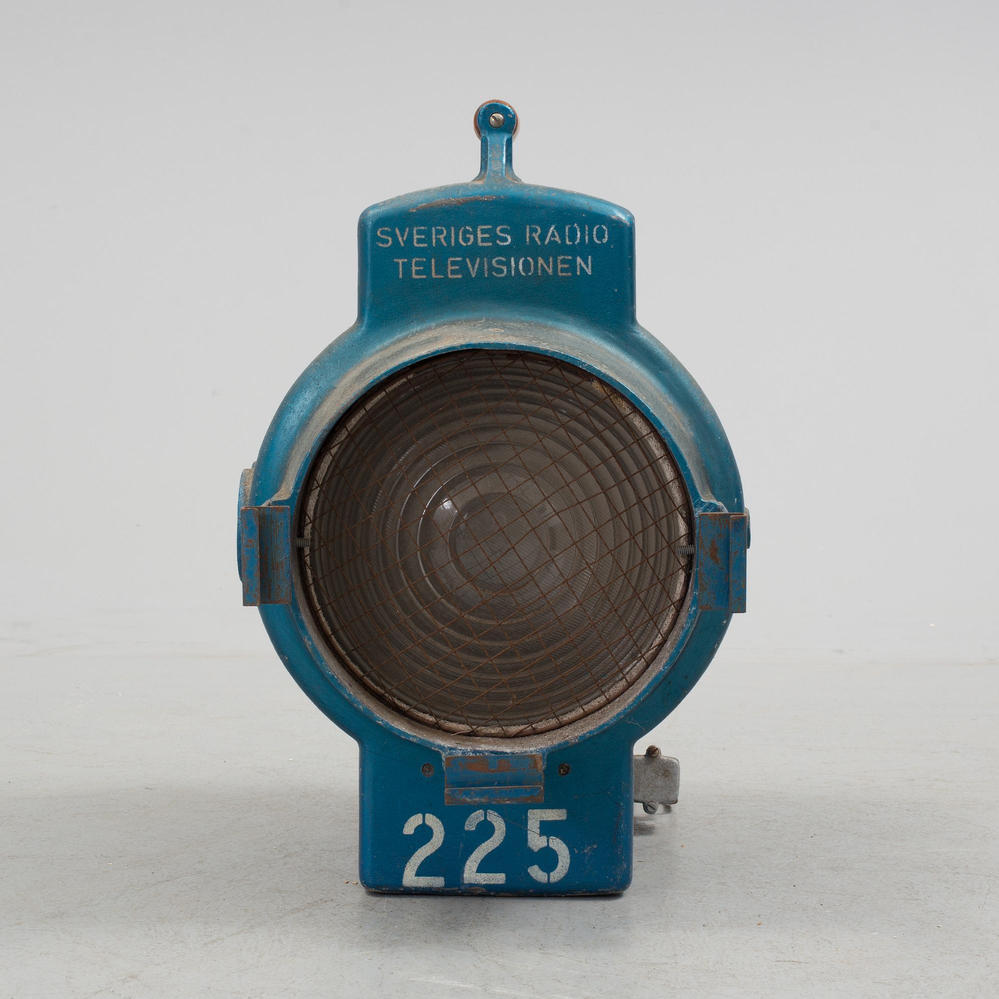 A spotlight, provenance The Swedish Television.