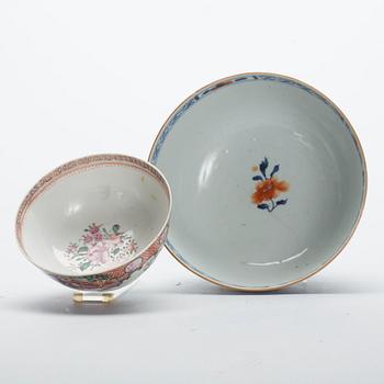 SKÅLAR, 2 st, Qianlong, Kina, 1700-tal.