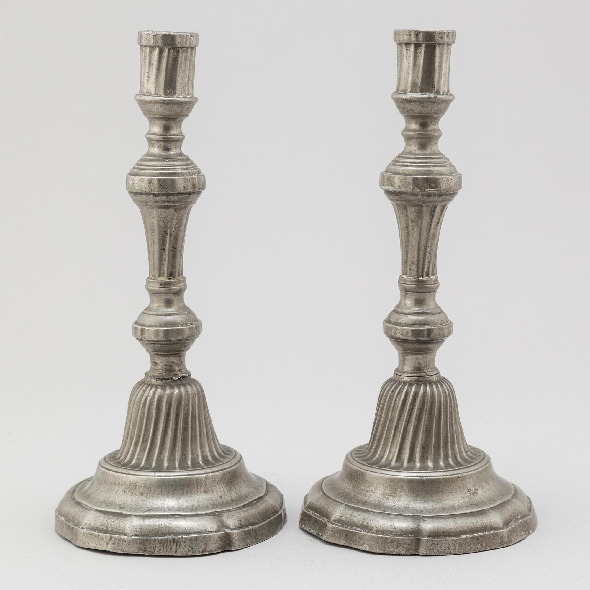 CANDELSTICKS, a pair, Louis XV, France, 18th century.
