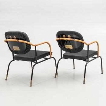 Mats Theselius, armchair, a pair, "Bamboo king", Källemo AB, Värnamo, 8/360 and 49/360.