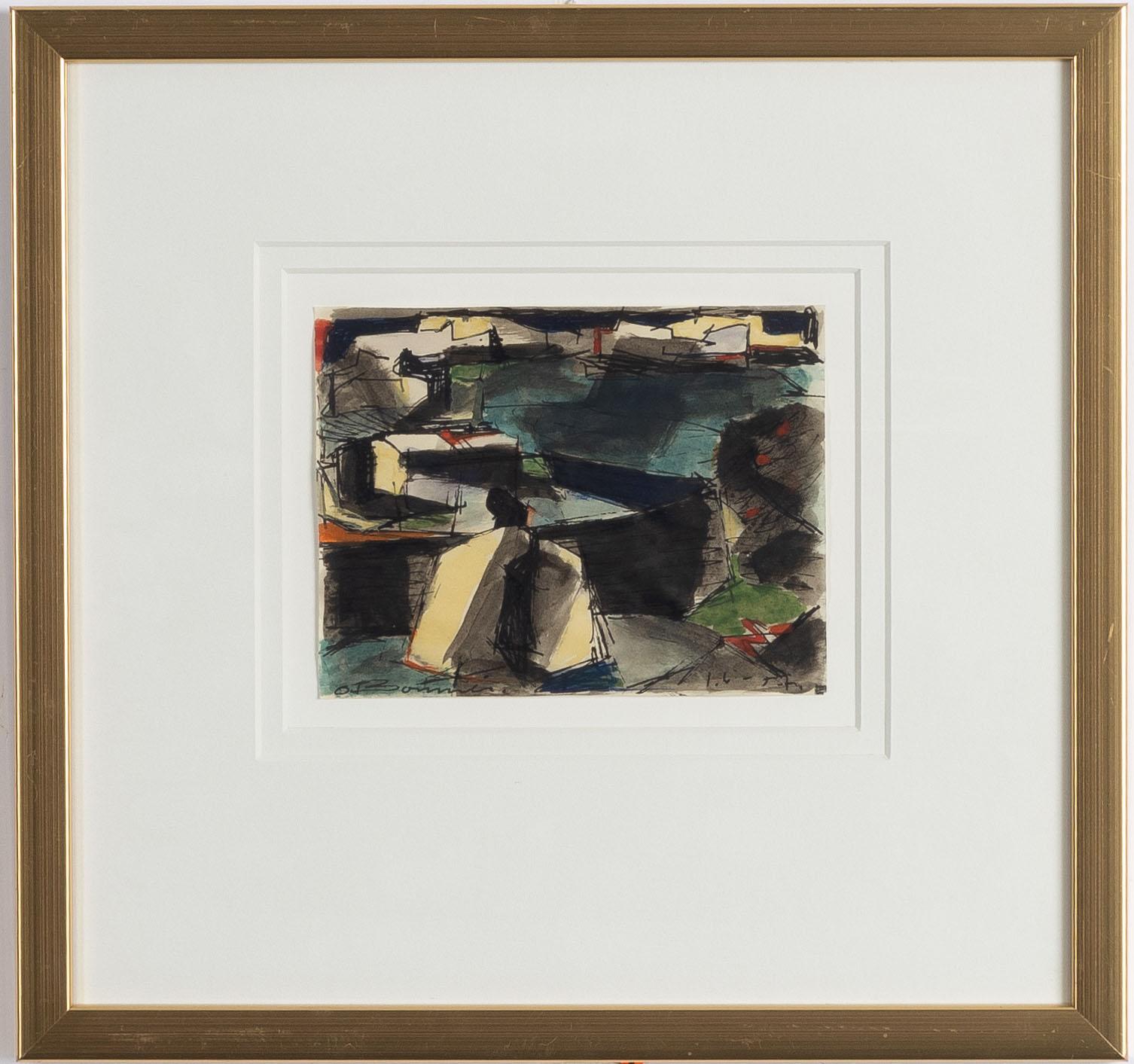 Olle Bonniér, "Woman on the Way to the City" (Cadaques).