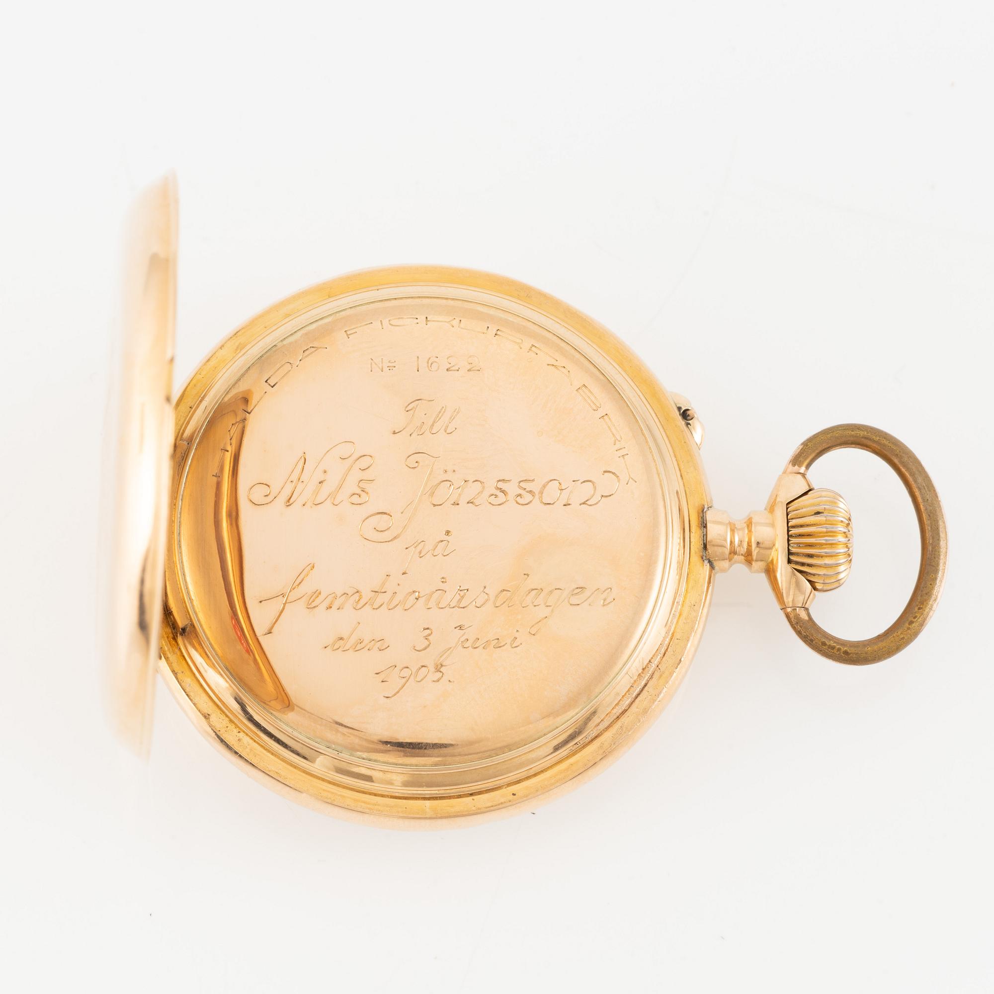 Halda, pocket watch, 50 mm.