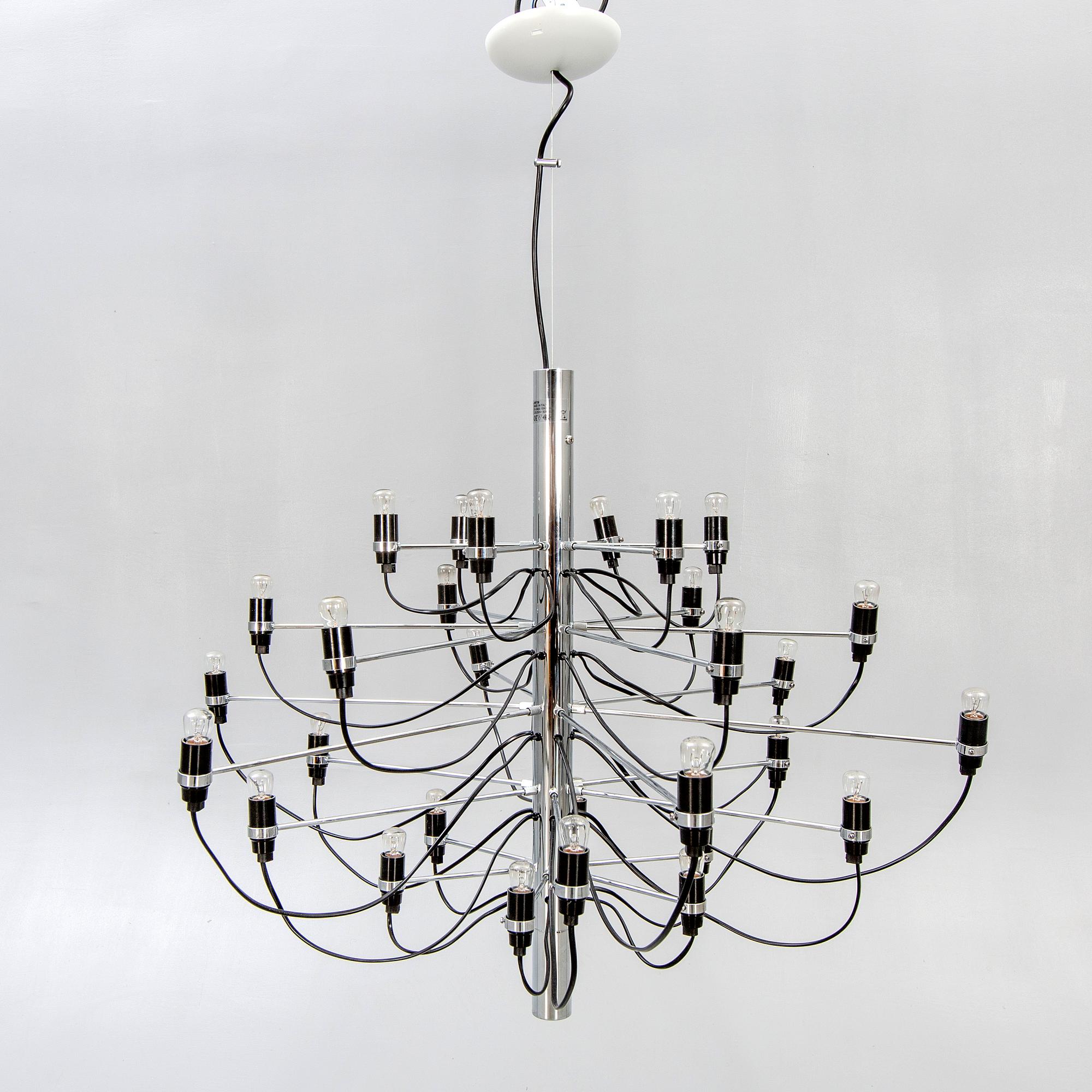 Gino Sarfatti, taklampa, "2097/30", Flos, Italien.